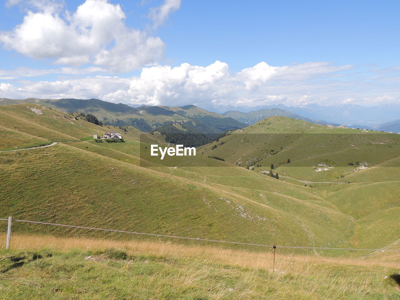 SCENIC VIEW OF GREEN LANDSCAPE AGAINST SKY