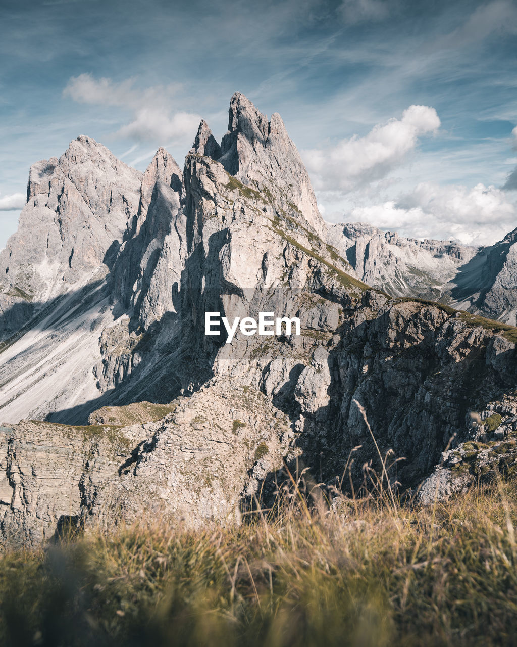 Scenic view of snow covered mountain against sky