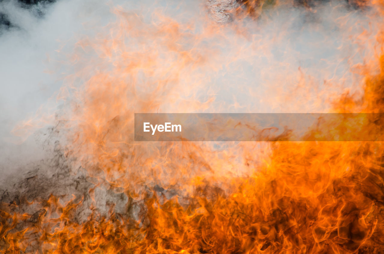 PANORAMIC VIEW OF BONFIRE