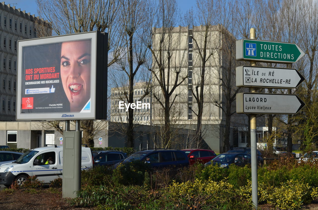 INFORMATION SIGN ON WALL