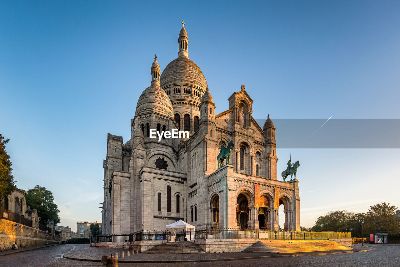 Cathedral against clear sky