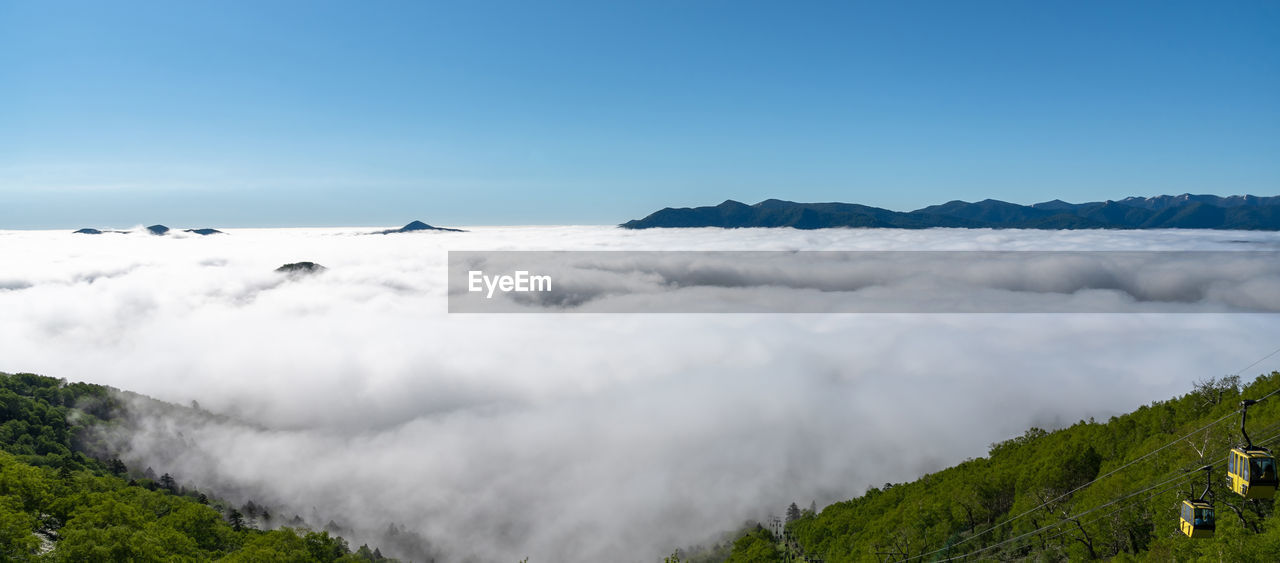 PANORAMIC VIEW OF MOUNTAINS AGAINST SKY