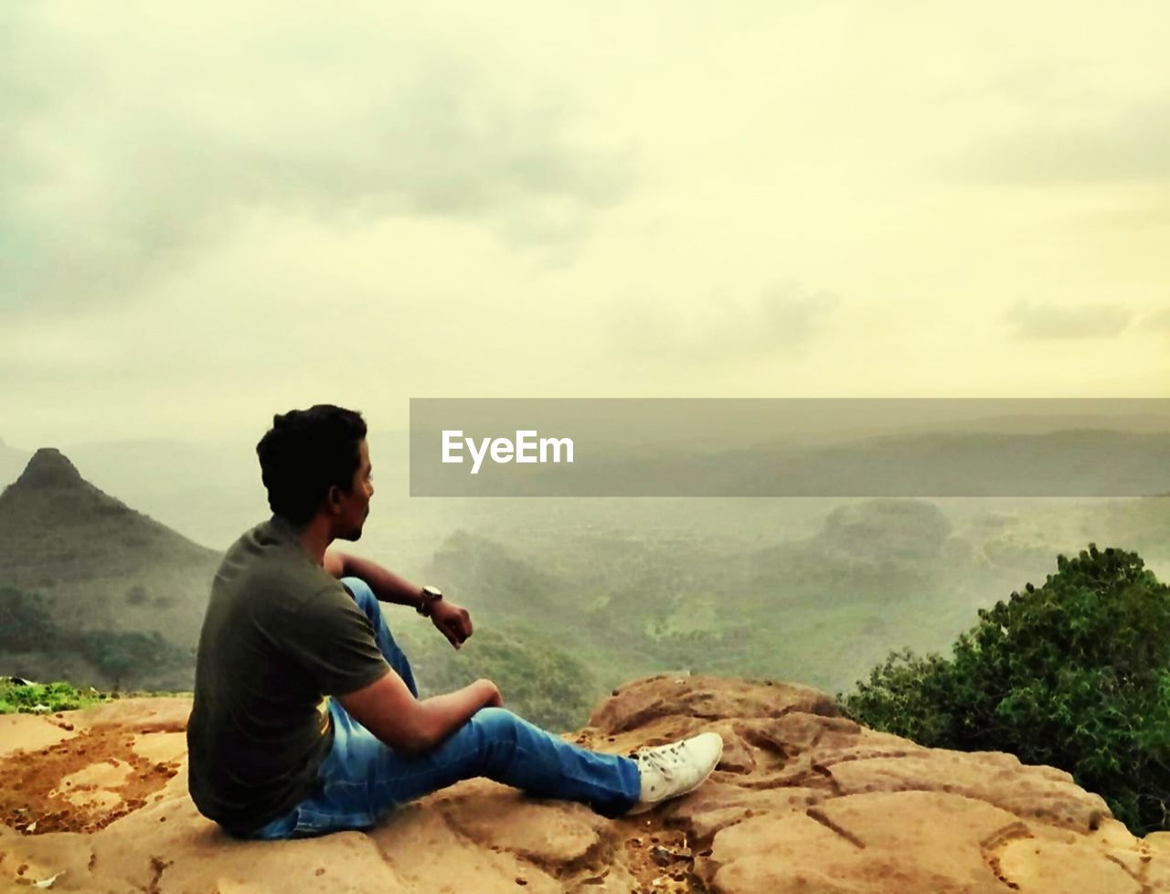 Beautiful view from tiger point in lonavla.