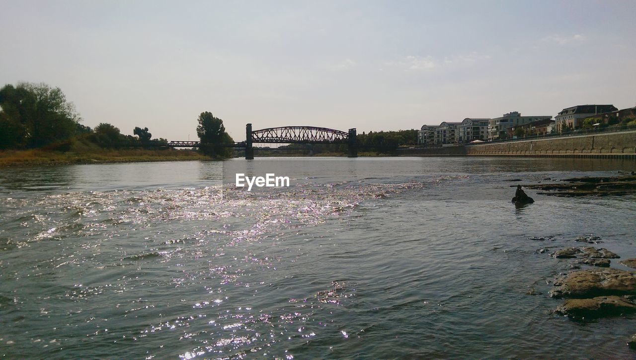 VIEW OF BRIDGE OVER RIVER