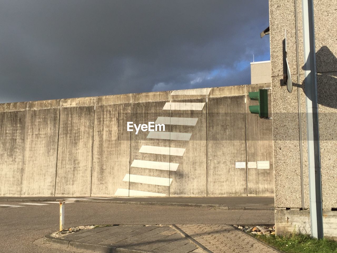 Low angle view of building against sky