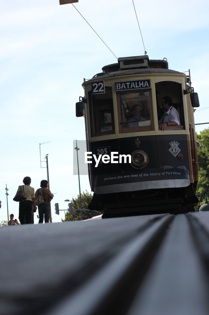 VIEW OF OVERHEAD CABLE CAR