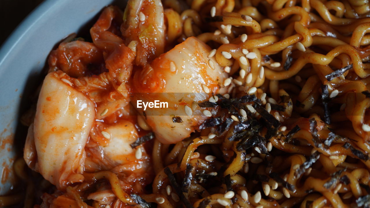 food, food and drink, freshness, dish, indoors, healthy eating, close-up, produce, cuisine, wellbeing, no people, still life, high angle view, meat, plate, serving size, meal, chinese food, seafood