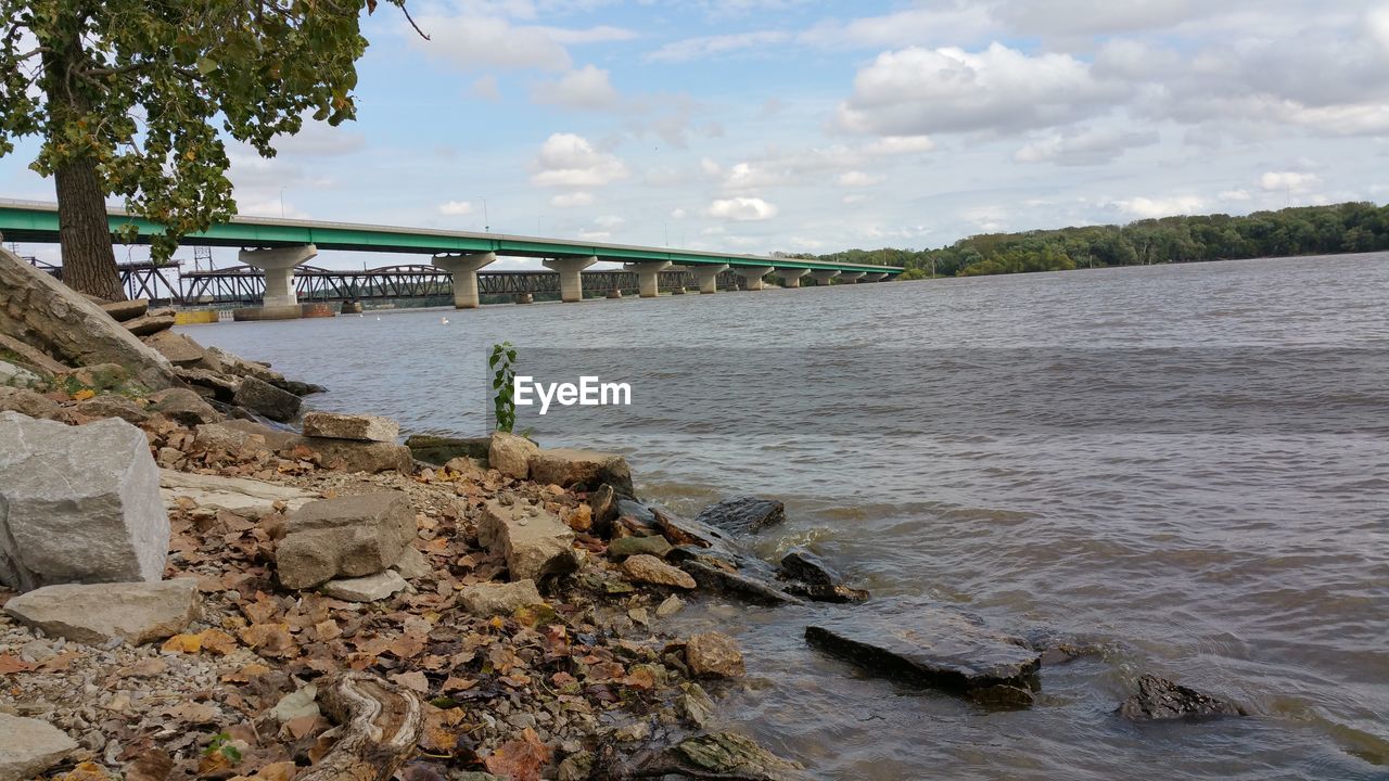 VIEW OF BRIDGE OVER RIVER