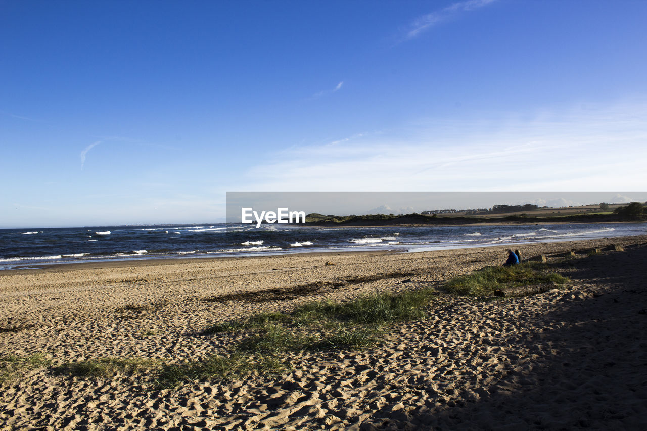 PANORAMIC VIEW OF BEACH AGAINST SKY