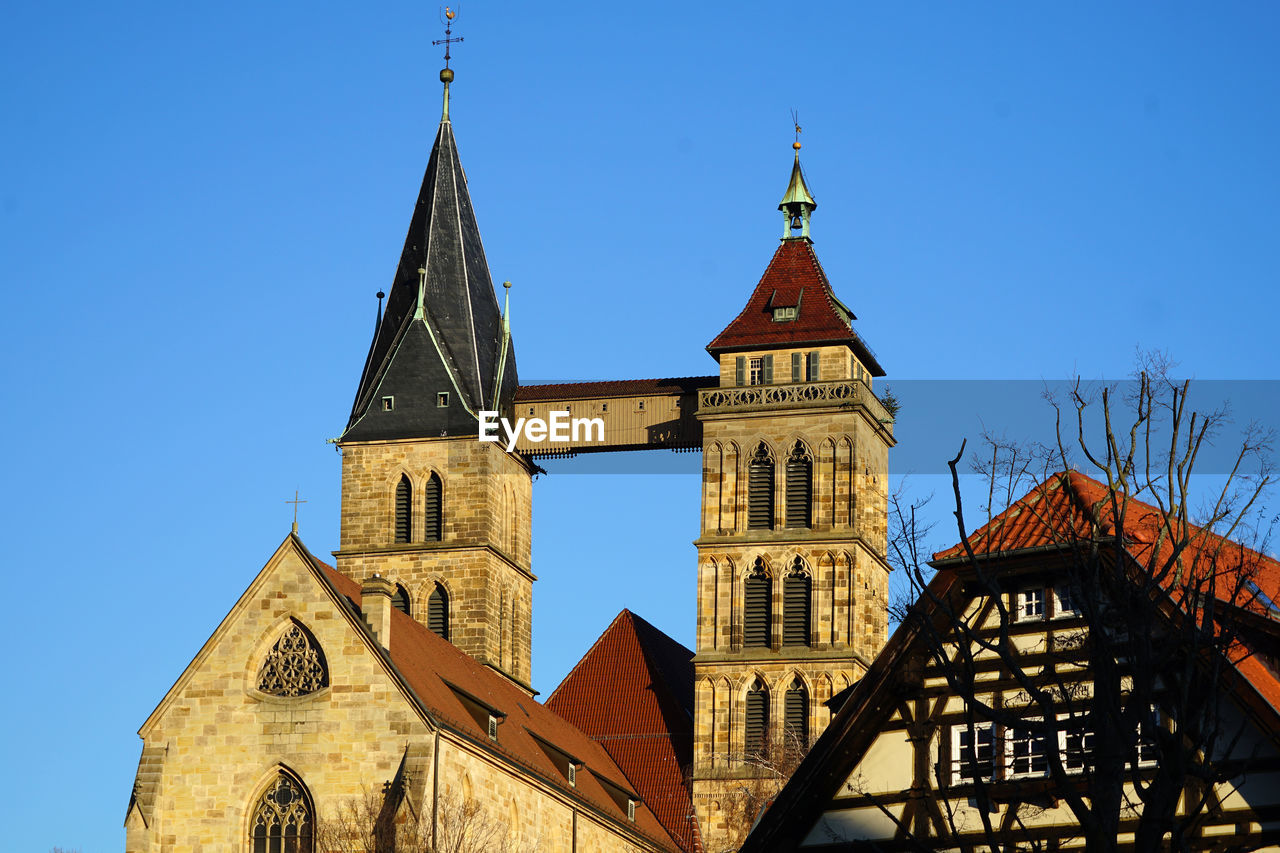 LOW ANGLE VIEW OF CATHEDRAL AGAINST CLEAR SKY