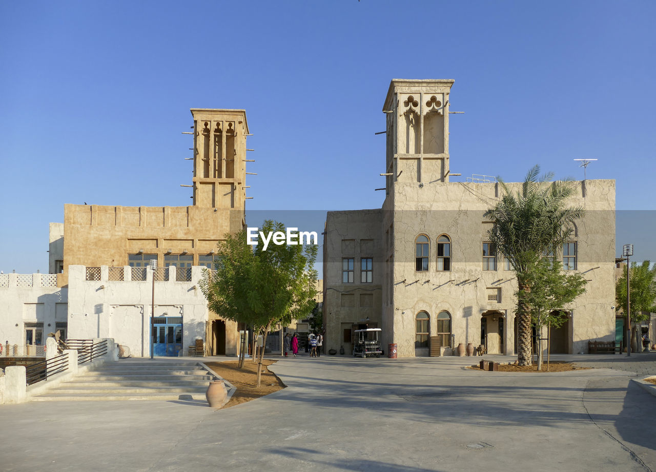 The old town of dubai, the most populous city in the united arab emirates