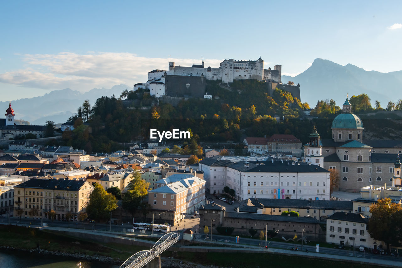 Salzburg historic town center, austria