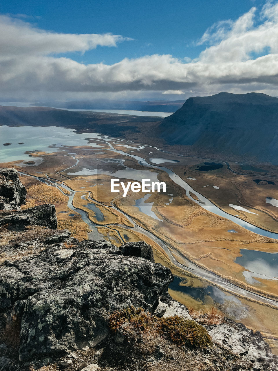 River delta from skierfe mountain