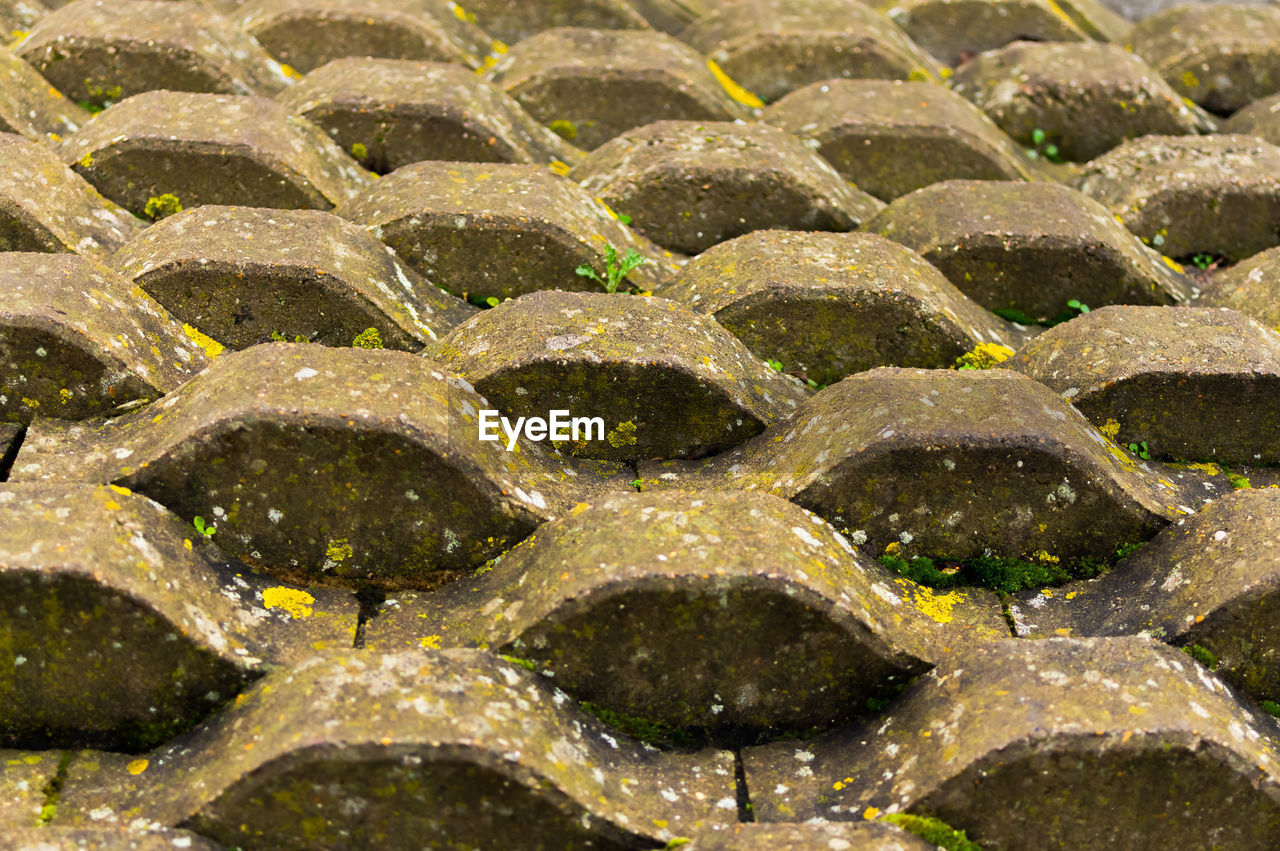 Full frame shot of stones