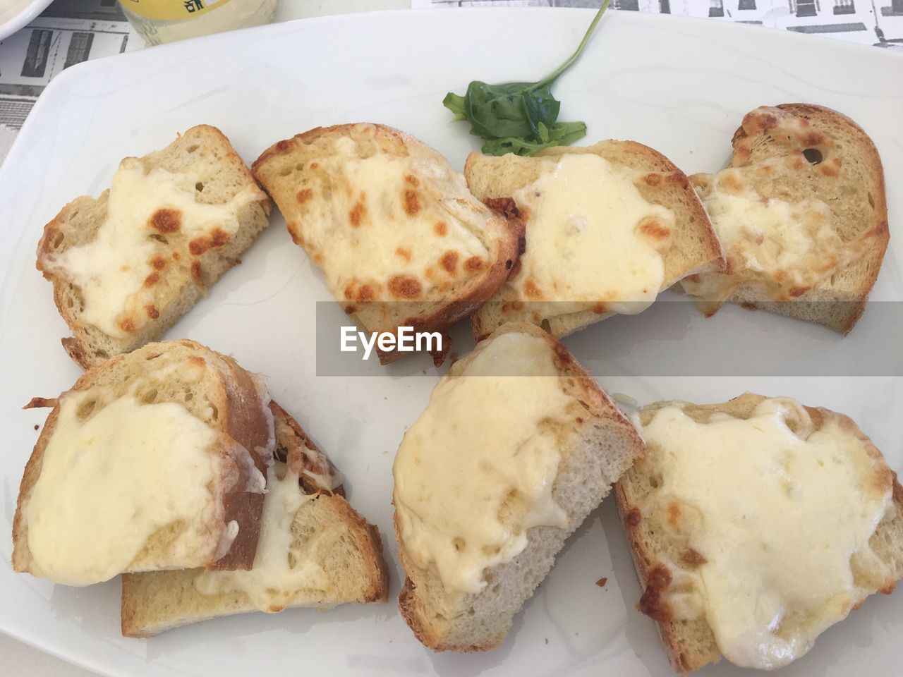 Close-up of bread with cheese