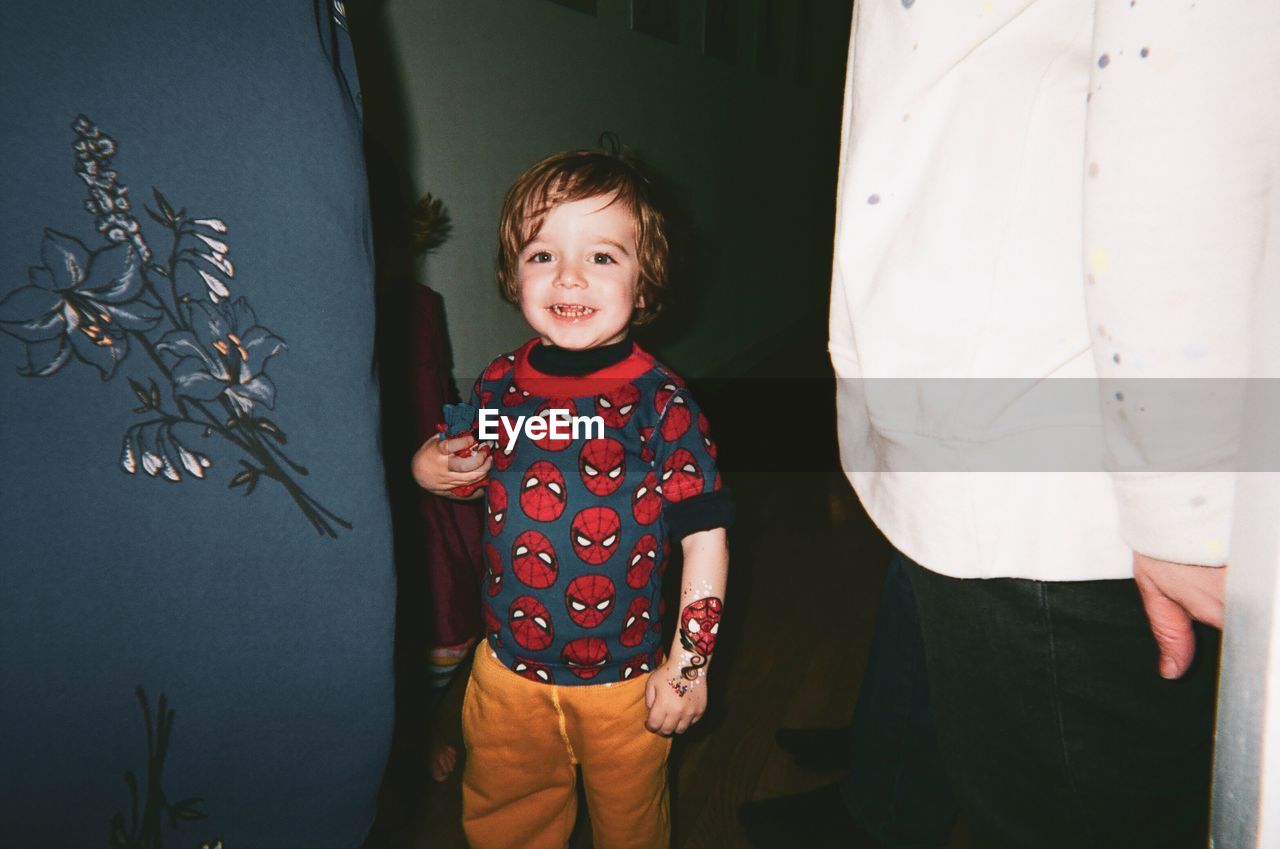 Portrait of smiling cute boy