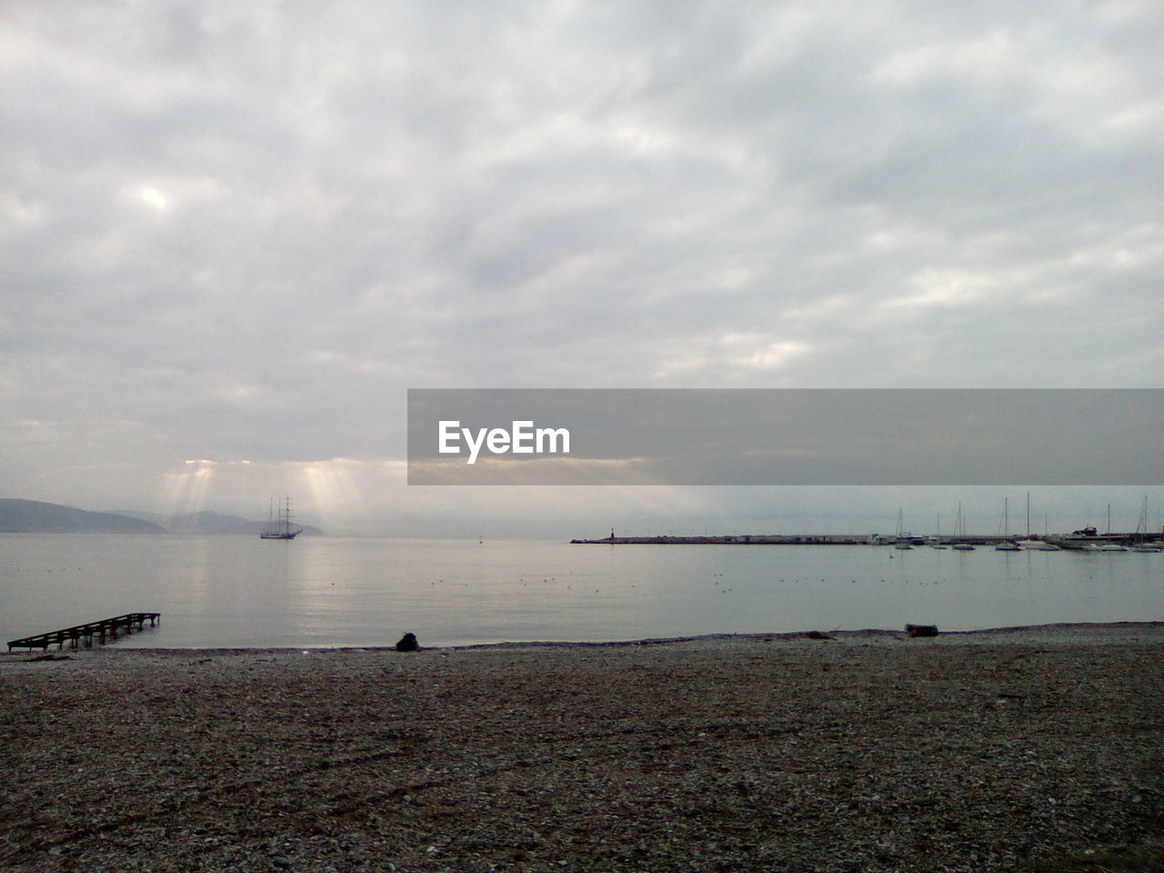 BEACH AGAINST SKY