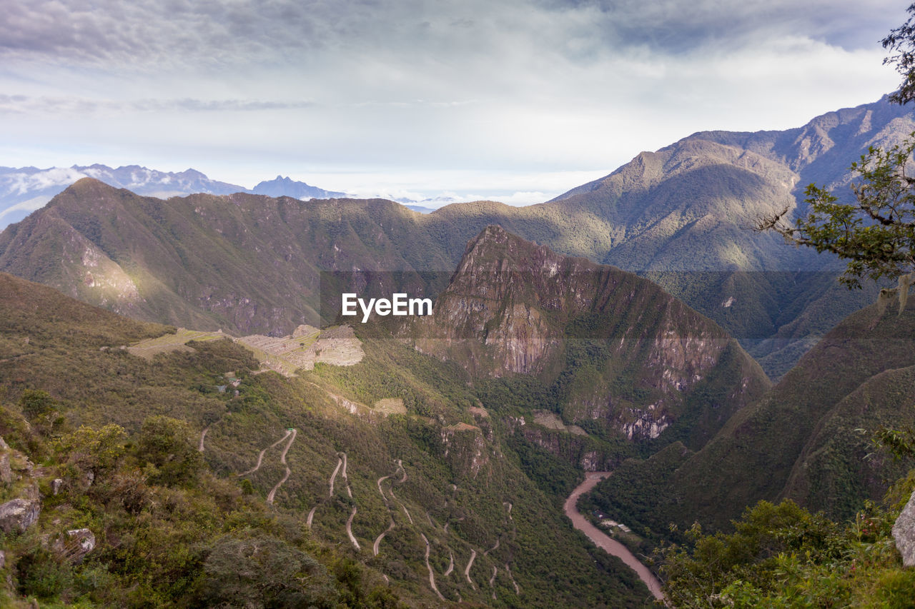 Scenic view of mountains