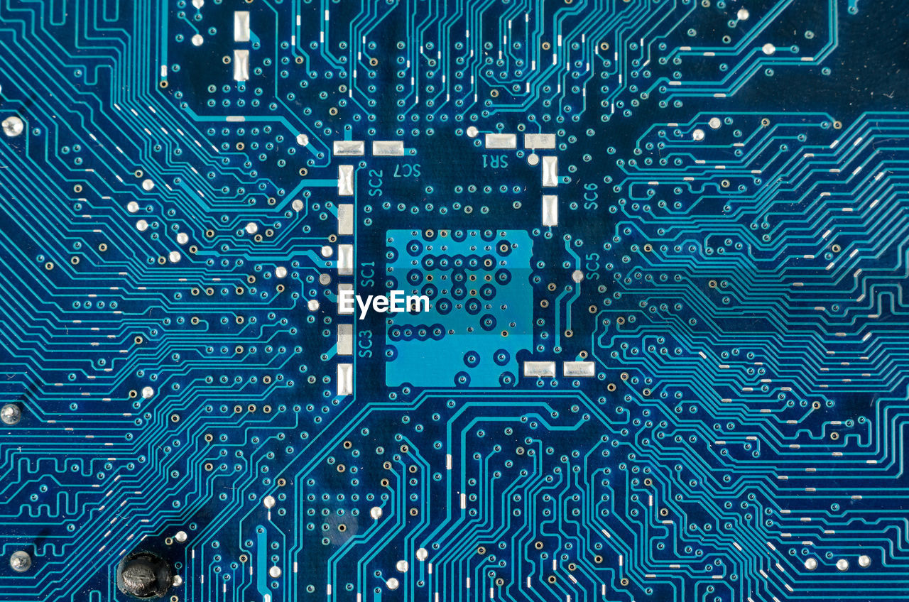 Full frame shot of computer chip