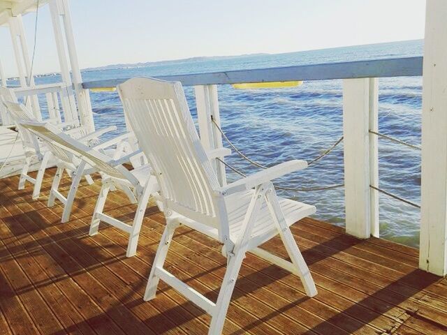 WOODEN PIER ON SEA