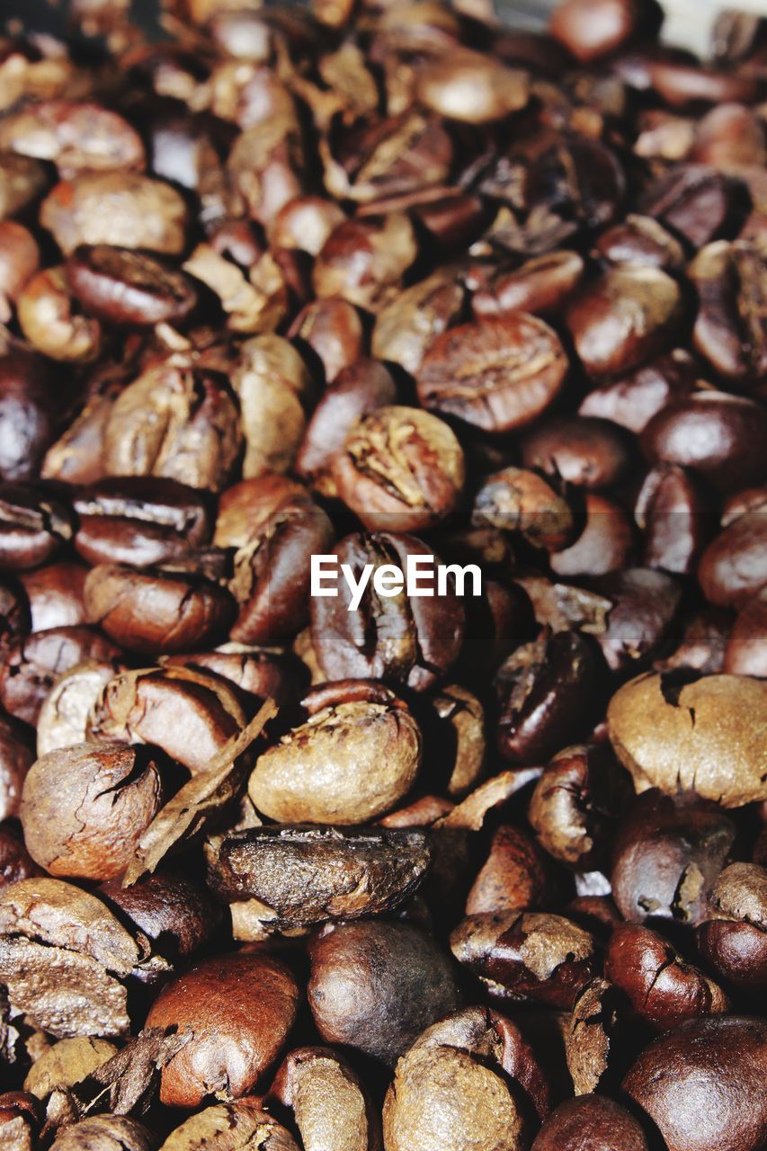 full frame shot of coffee beans