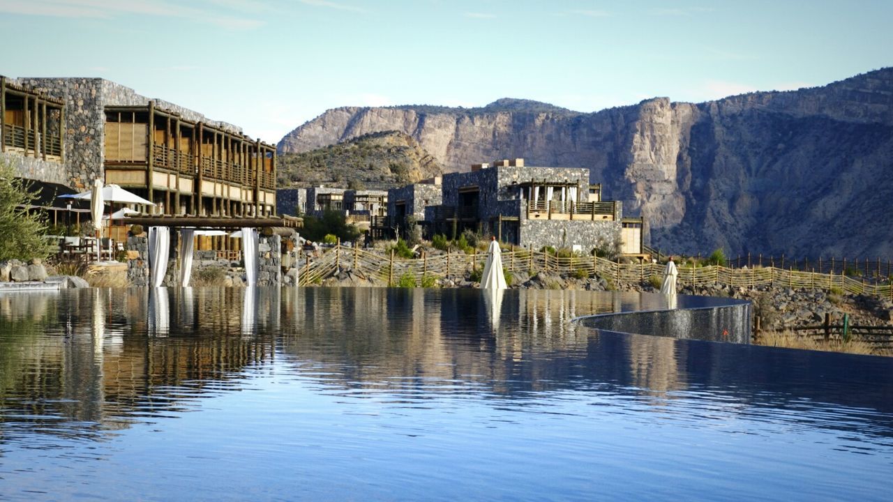 Built structures at waterfront