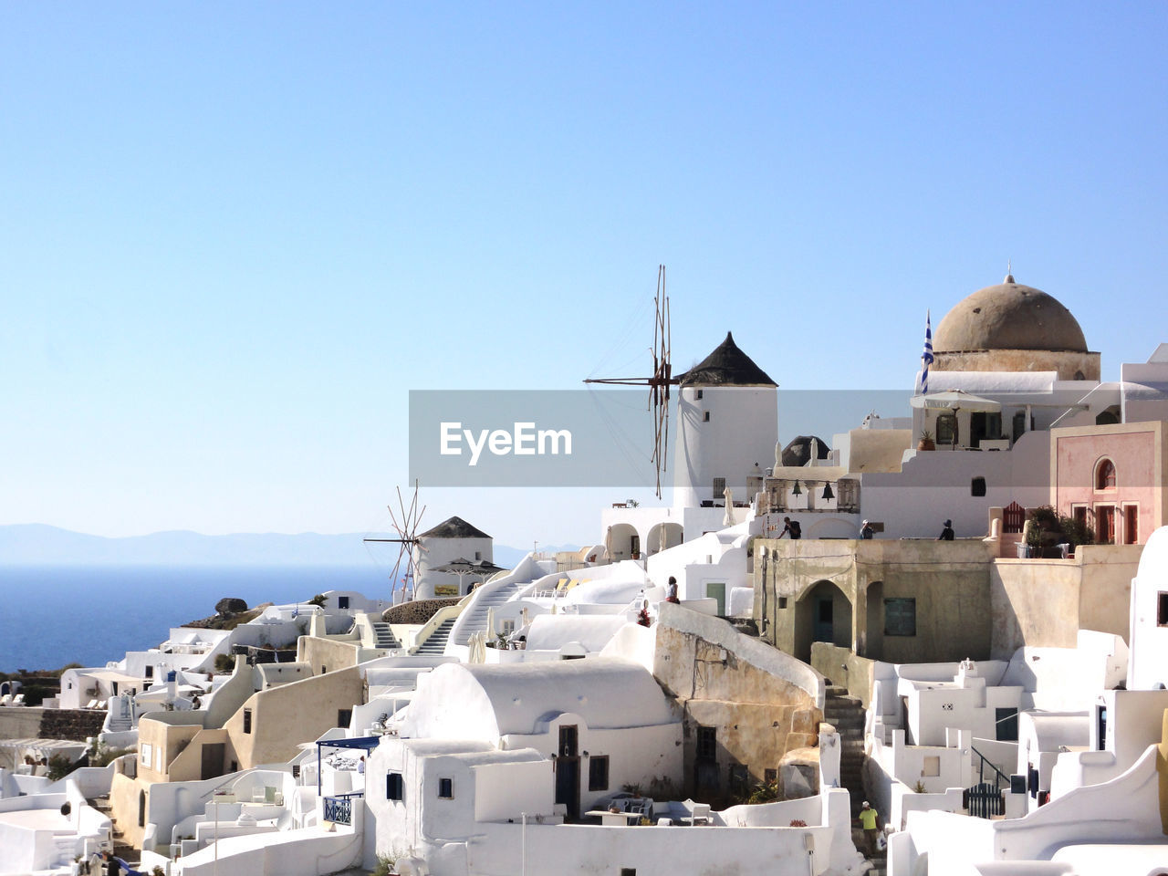 Beautiful view from fira, santorini