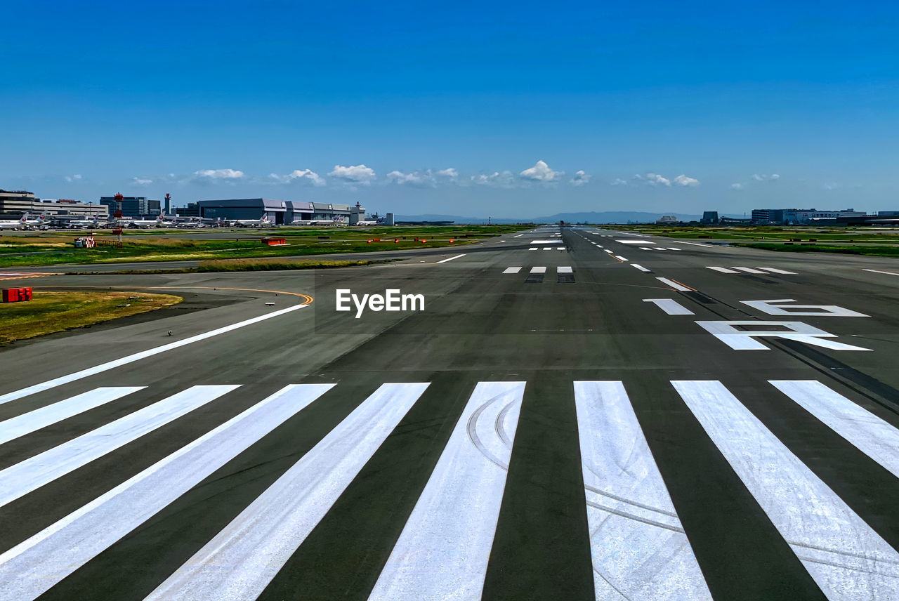 VIEW OF AIRPORT RUNWAY