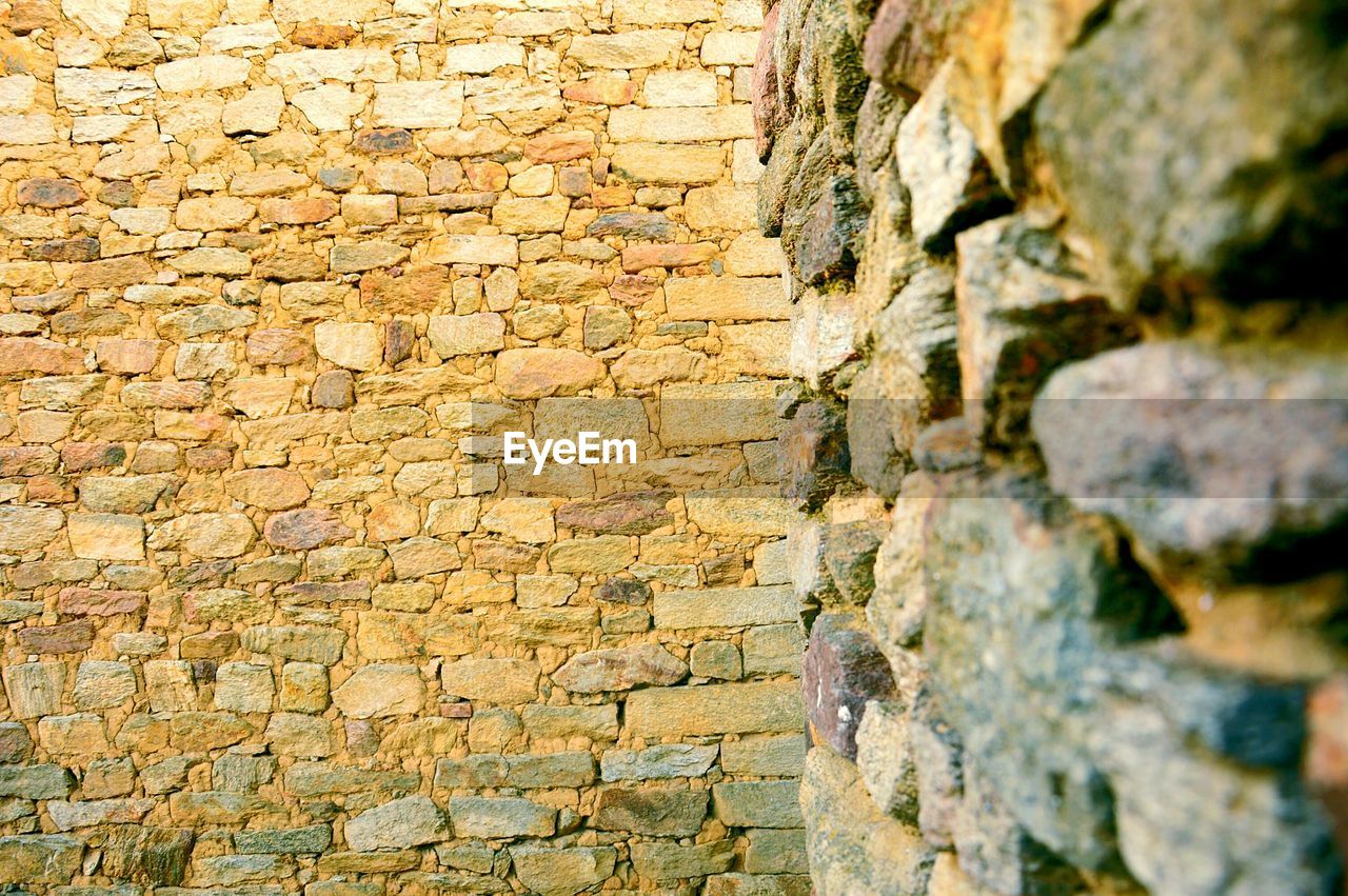 Full frame shot of stone wall