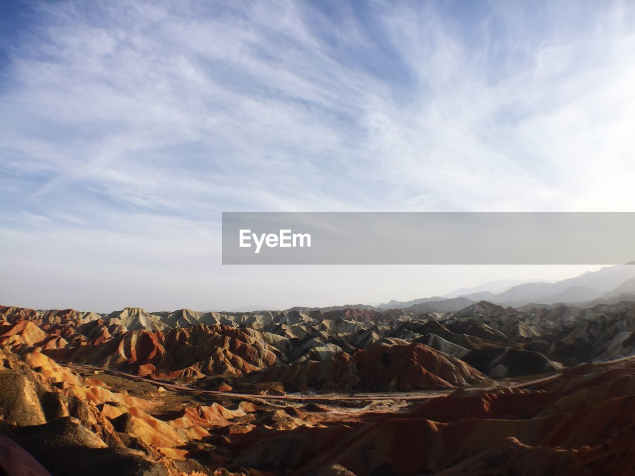 Panoramic view of landscape against sky