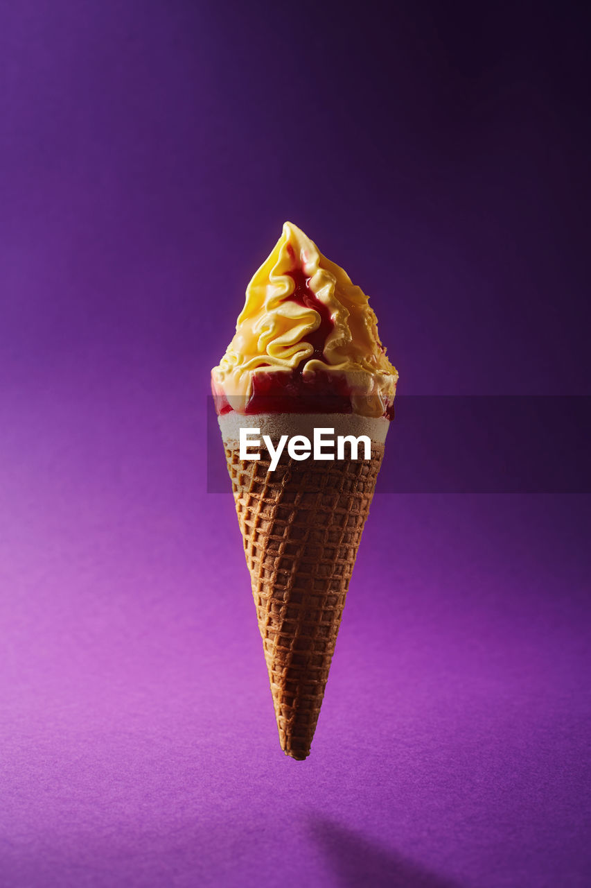 VIEW OF ICE CREAM CONE