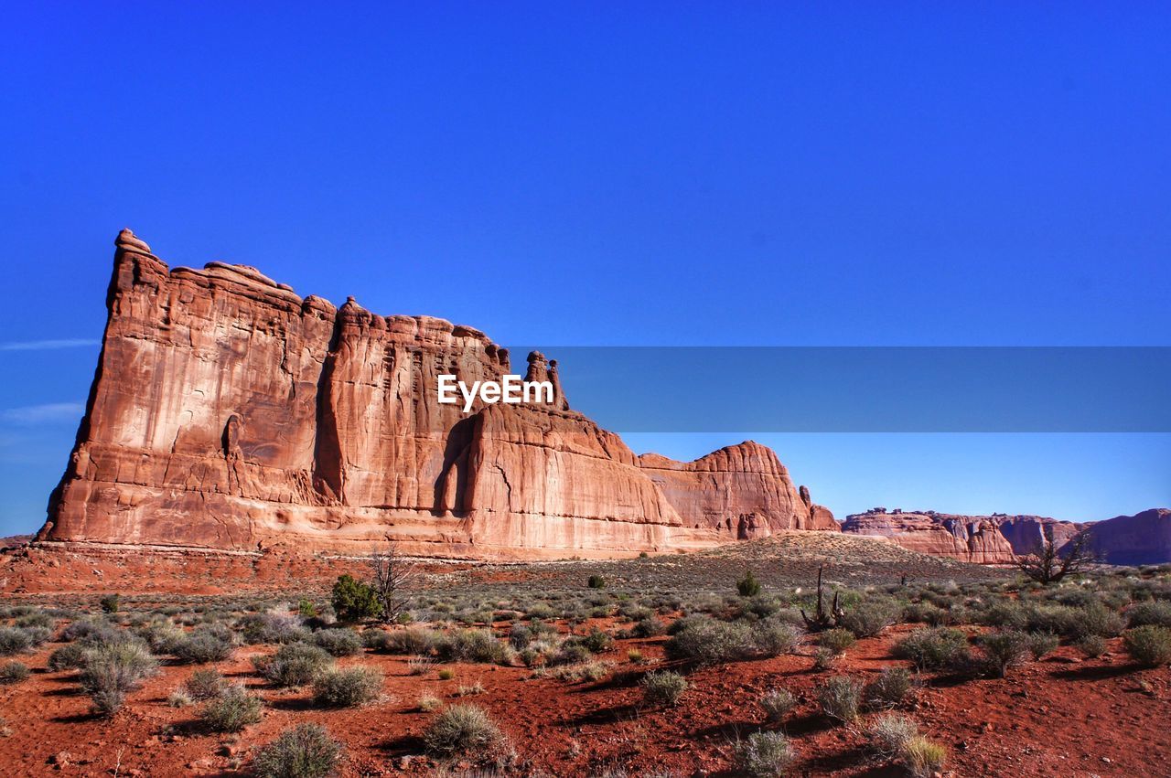 ROCK FORMATIONS ON LANDSCAPE