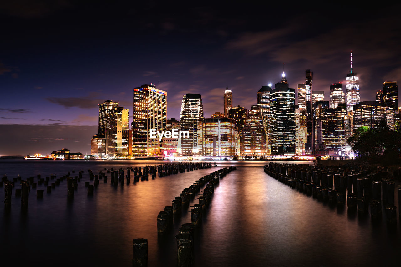 New york skyline from pier 1, brooklyn