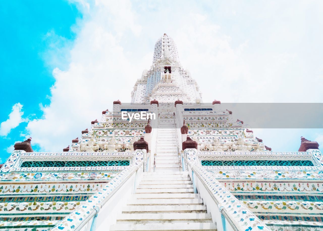 LOW ANGLE VIEW OF TEMPLE BUILDING AGAINST SKY