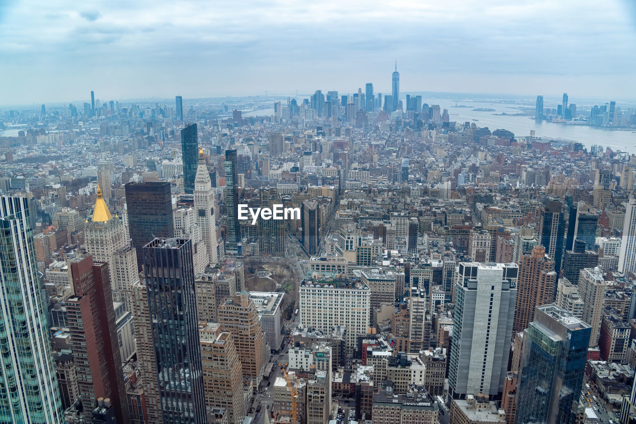 Aerial view of cityscape