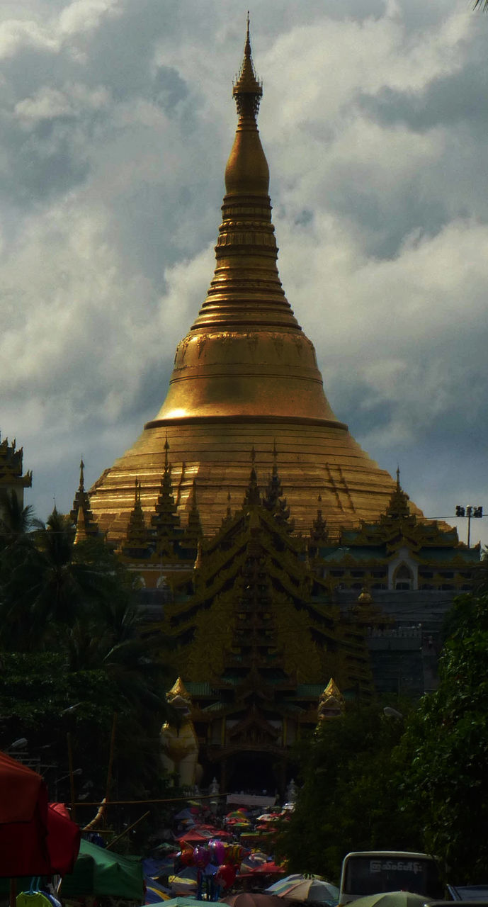 LOW ANGLE VIEW OF PAGODA