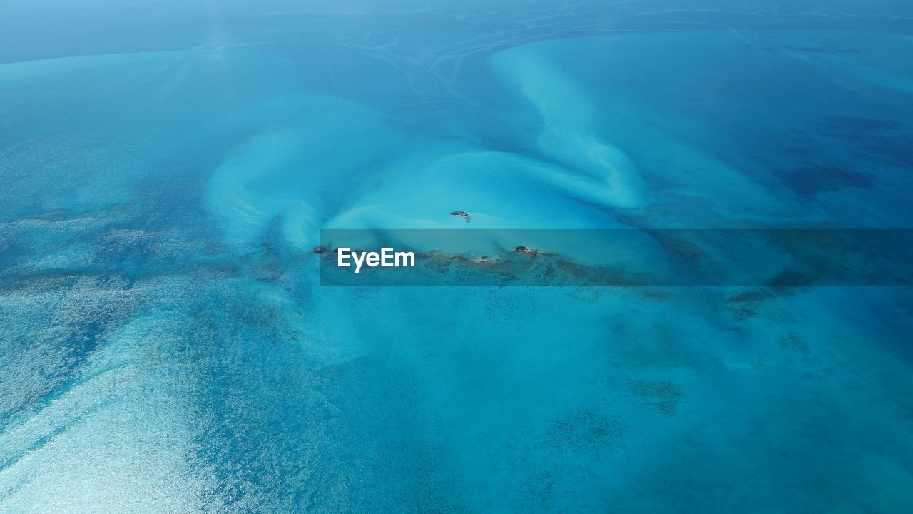 Aerial view of sea