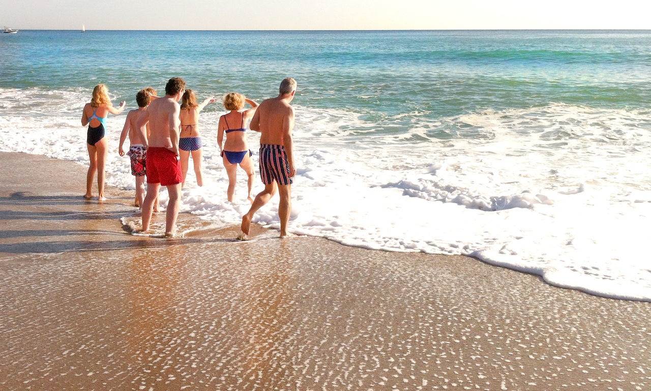 VIEW OF PEOPLE ON BEACH