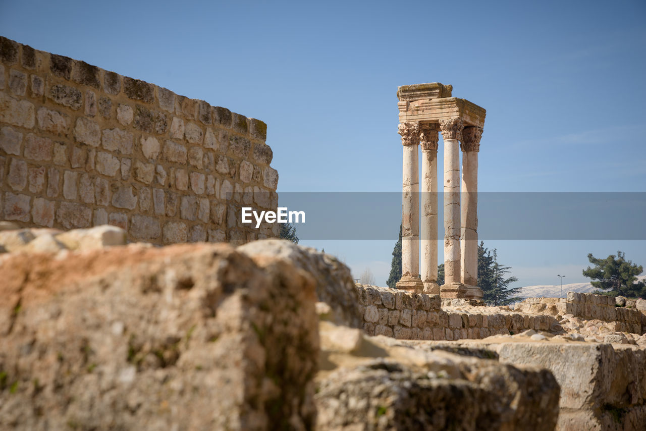 OLD RUINS OF TEMPLE