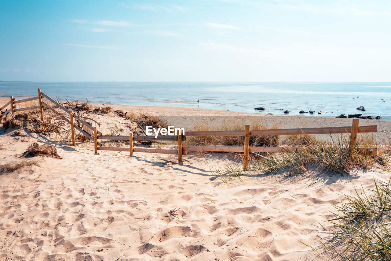 VIEW OF BEACH AGAINST SKY