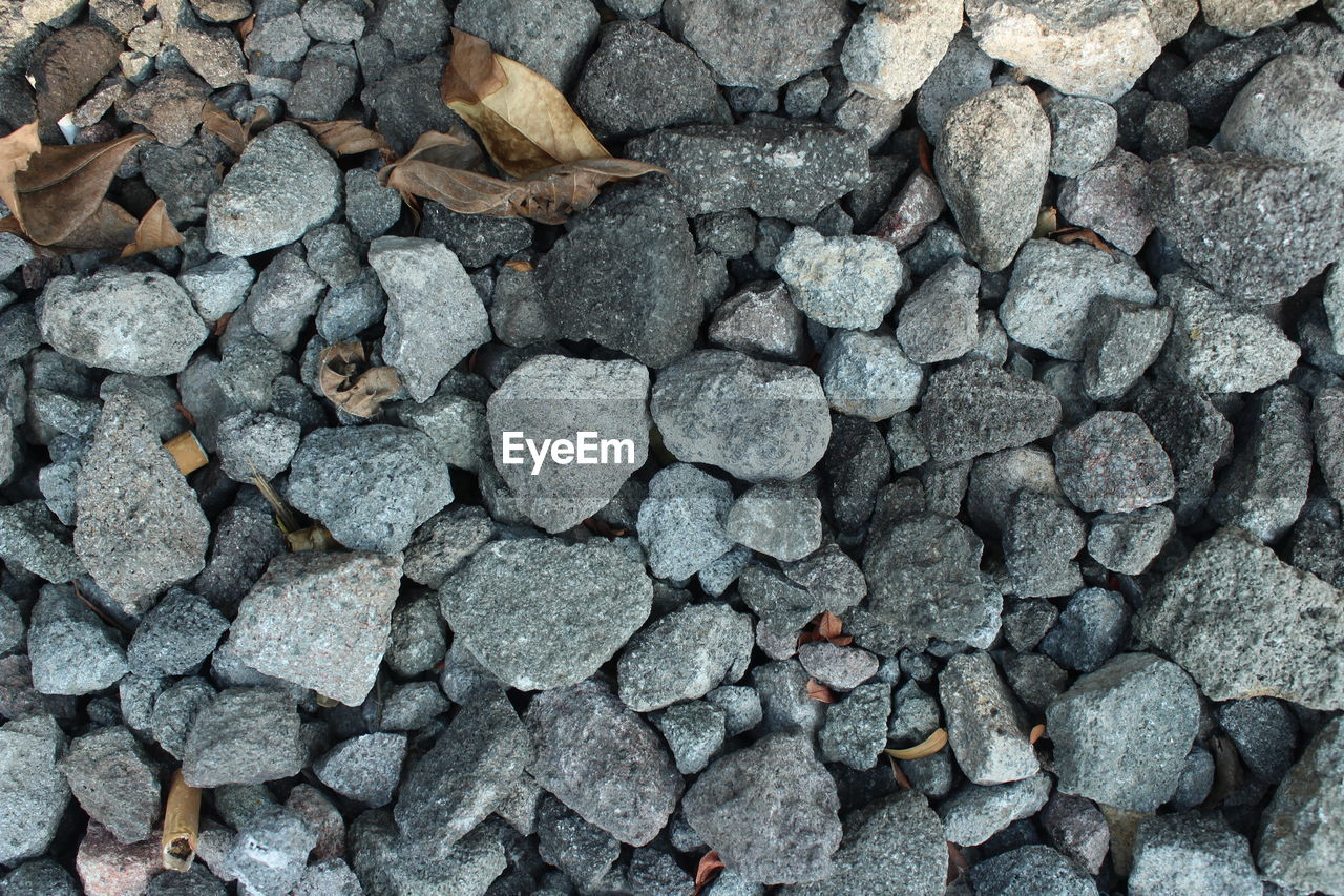 Full frame shot of stones