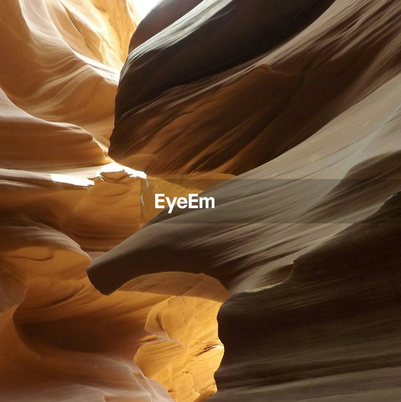 Natural rock pattern in antelope canyon