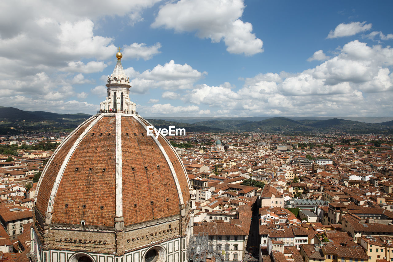 Aerial view of a city