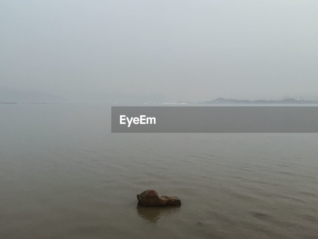 SCENIC VIEW OF SEA DURING FOGGY WEATHER