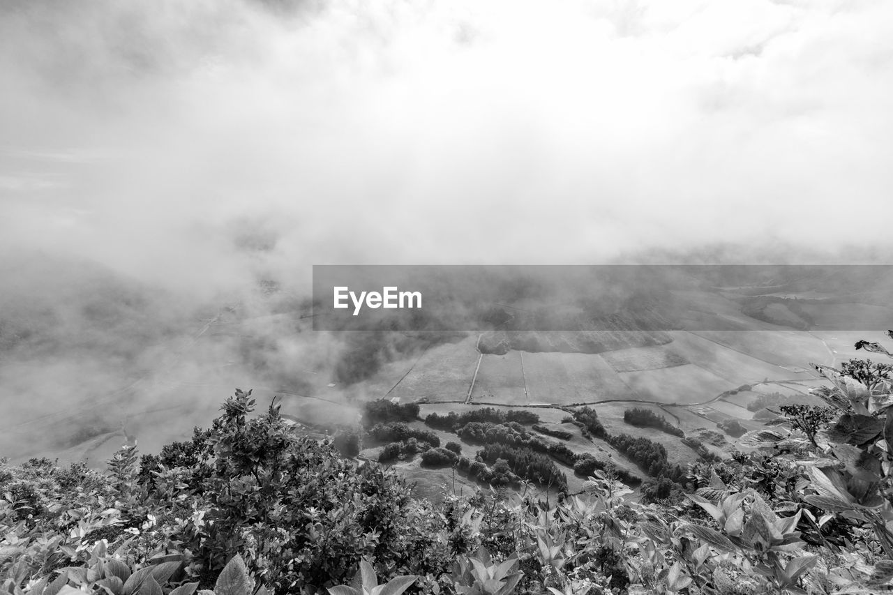 PANORAMIC SHOT OF LAND AGAINST SKY