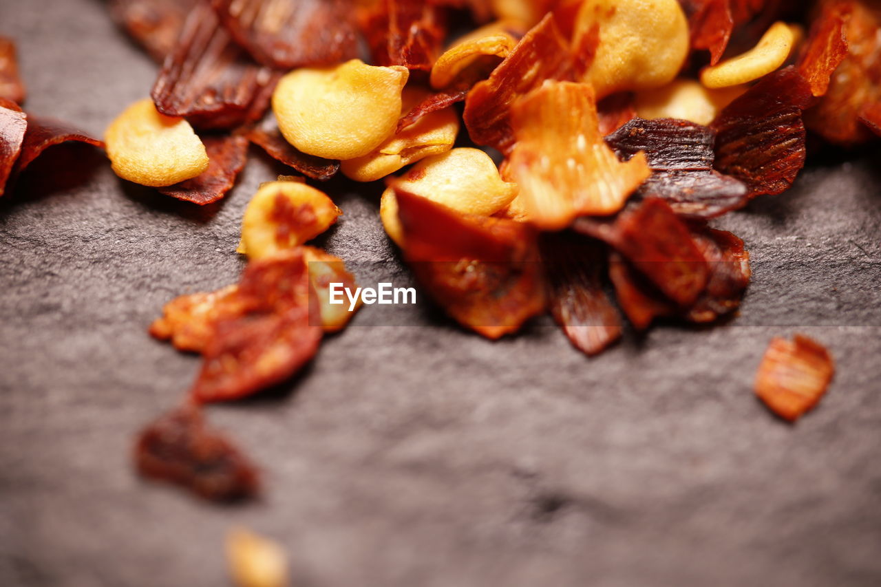 CLOSE-UP OF DRY MEAT