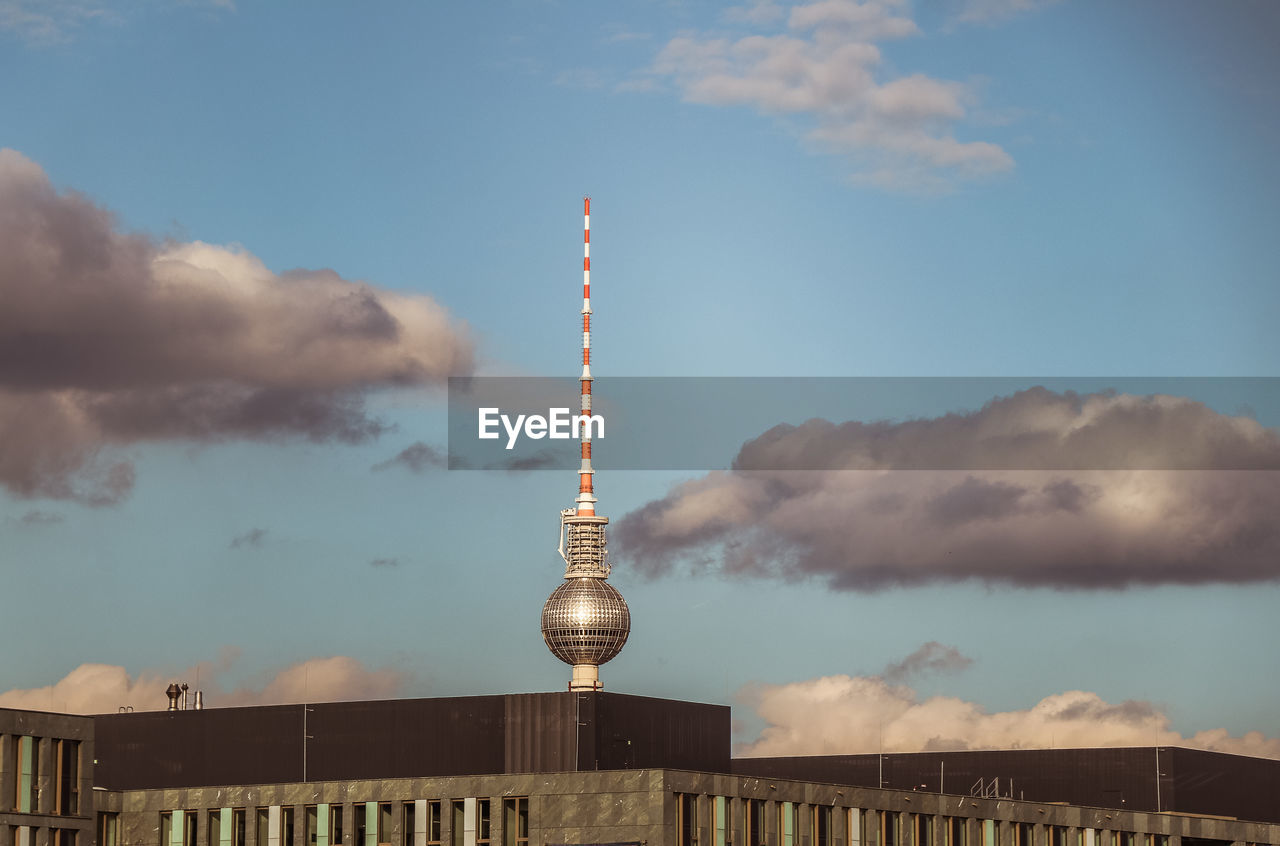 Low angle view of building against sky