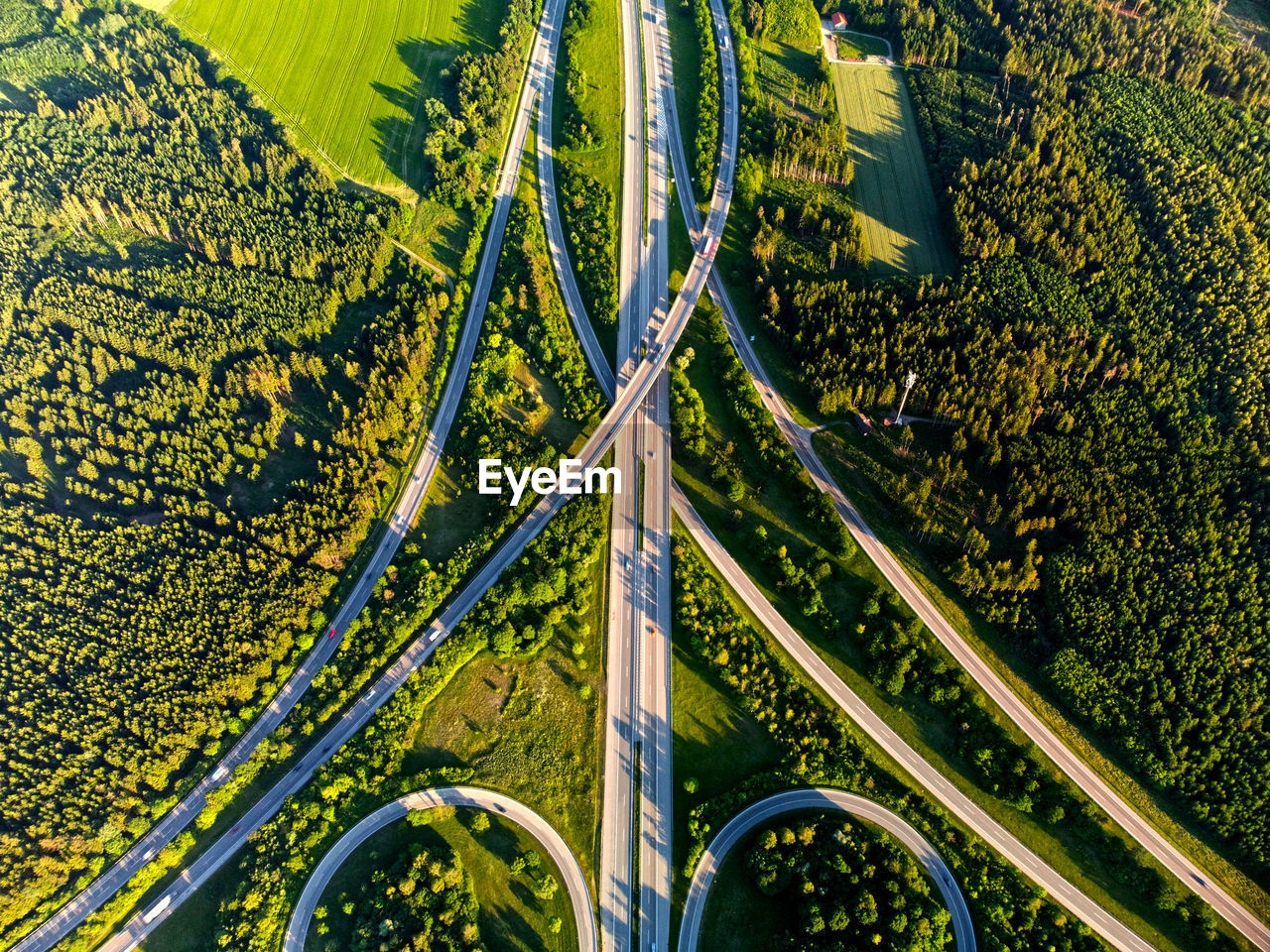 German autobahn intersection