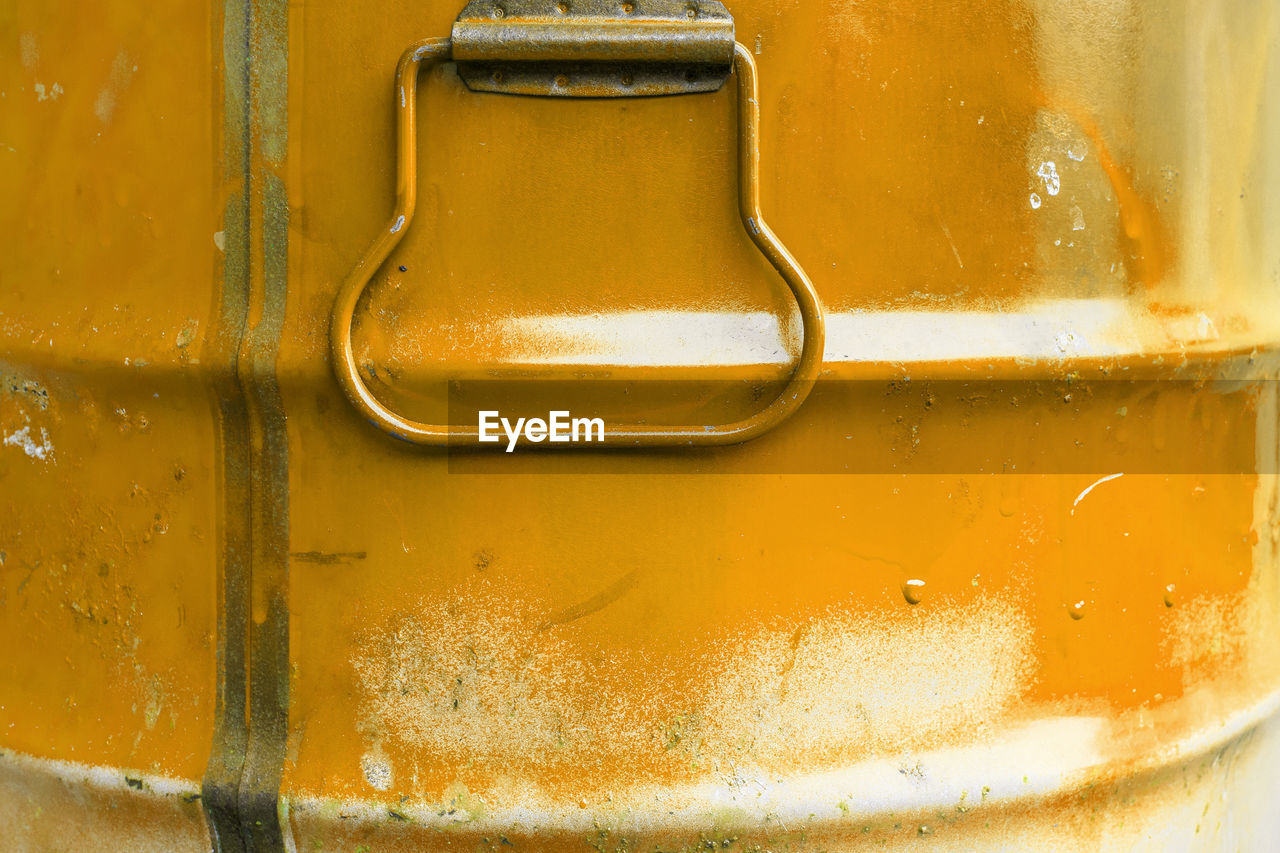 Full frame shot of oil drum