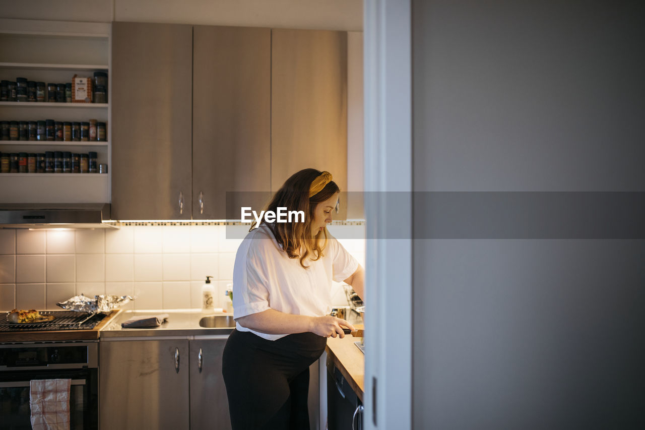 Woman in kitchen